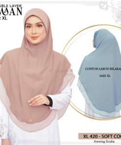 IMAAN DOUBLE LAYER CHIFFON