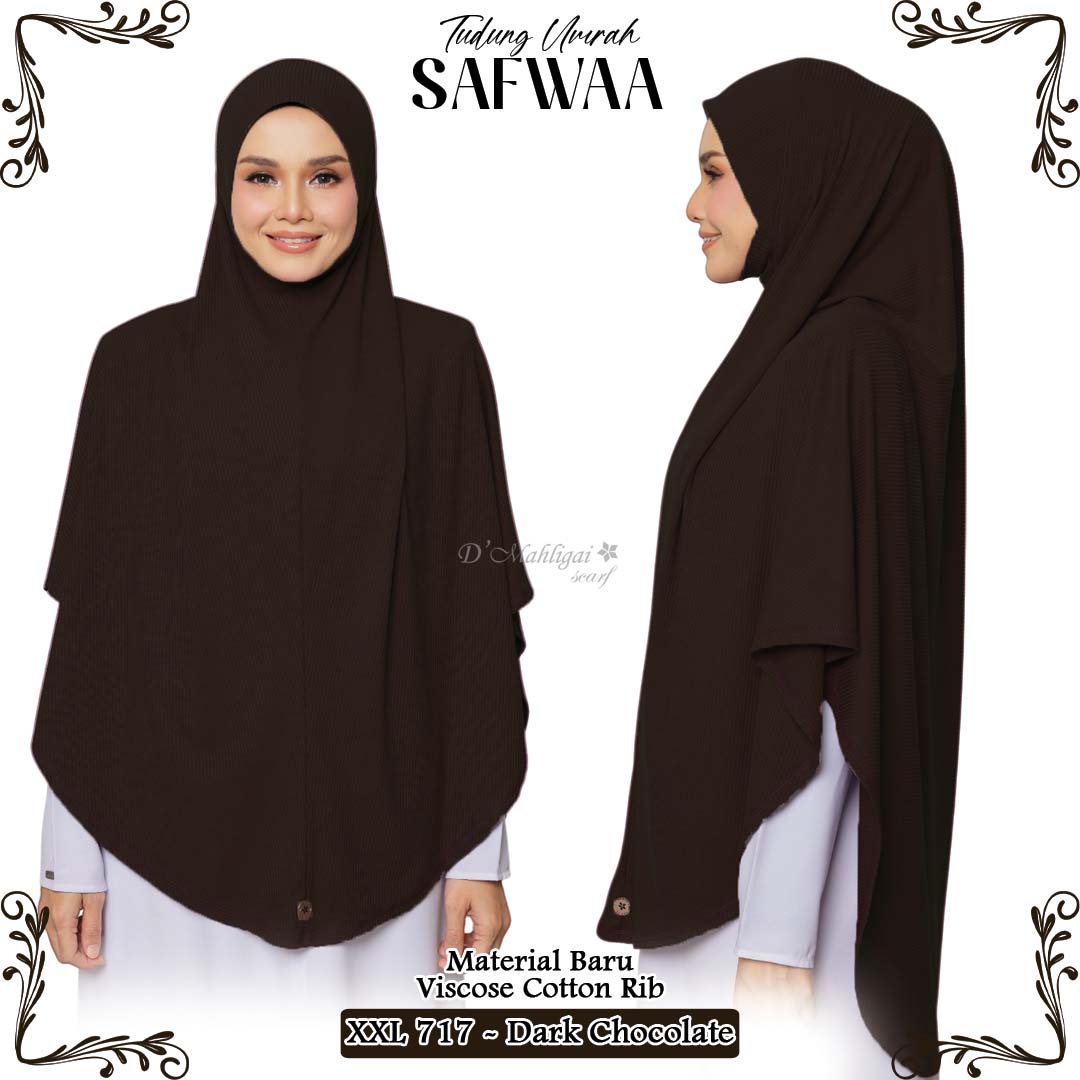 SAFWAA XXL (M) 717 – Dark Chocolate